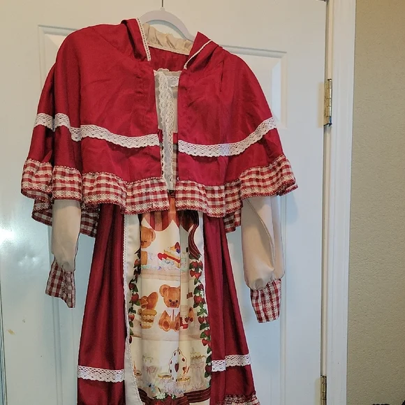 Sweet Lolita Kawaii Dress With Hood NWT - Picture 6 of 9